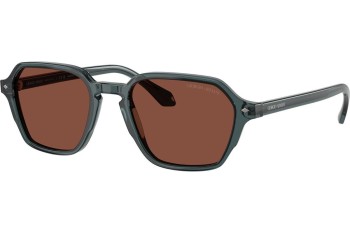 Okulary przeciwsłoneczne Giorgio Armani AR8220 6171C5 Kwadratowe Szare