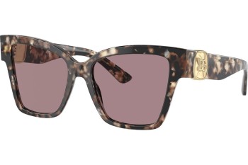 Okulary przeciwsłoneczne Dolce & Gabbana DG4470F 34387N Kwadratowe Havana