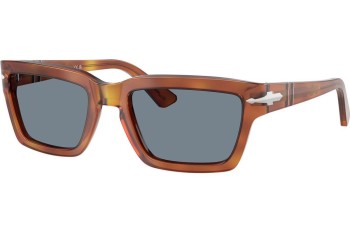 Okulary przeciwsłoneczne Persol PO3363S 96/56 Kwadratowe Brązowe