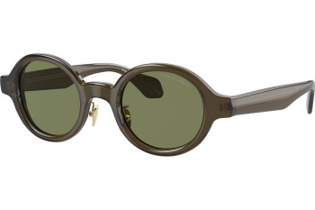 Zonnebril Giorgio Armani AR8205 60612A Ronde Groen