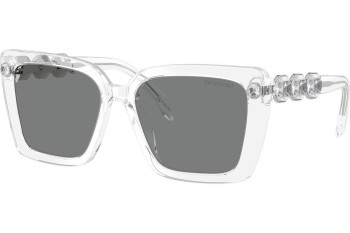 Ochelari de soare Swarovski SK6032 102787 Cat Eye Cristal