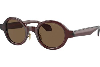 Okulary przeciwsłoneczne Giorgio Armani AR8205 606273 Okrągłe Brązowe