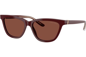 Okulary przeciwsłoneczne Giorgio Armani AR8221 5955C5 Kocie oczy Czerwone