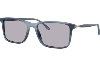 Okulary przeciwsłoneczne Giorgio Armani AR8218 6165M3 Kwadratowe Niebieskie