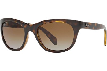 Слънчеви очила Ray-Ban RB4216 710/T5 Polarized Око на котка Хавана