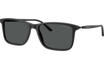 Okulary przeciwsłoneczne Giorgio Armani AR8218 587587 Kwadratowe Czarne