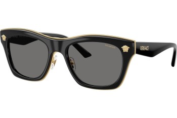 Okulary przeciwsłoneczne Versace VE2272 GB1/81 Polarized Kwadratowe Czarne