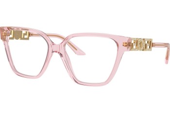 Brillen Versace VE3358B 5472 Rechthoekige Roze