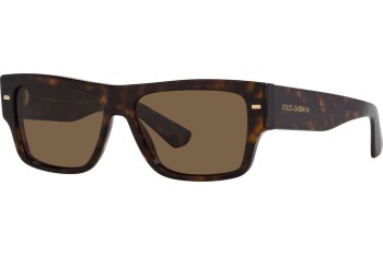 Ochelari de soare Dolce & Gabbana DG4451F 502/73 Pătrați Havana