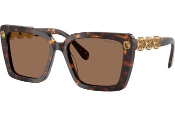 Ochelari de soare Swarovski SK6032 100273 Cat Eye Havana