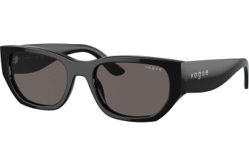 Okulary przeciwsłoneczne Vogue Eyewear VO5586S W44/87 Prostokątne Czarne