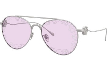 Okulary przeciwsłoneczne Giorgio Armani AR6167 3045Z9 Pilotki (Aviator) Srebrne