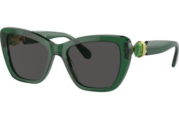 Zonnebril Swarovski SK6018F 104587 Polarized Cat Eye Groen