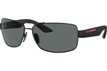 Okulary przeciwsłoneczne Prada Linea Rossa PS50ZS 1AB02G Polarized Kwadratowe Czarne