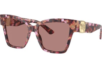 Okulary przeciwsłoneczne Dolce & Gabbana DG4470 344073 Kwadratowe Havana