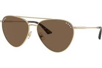 Okulary przeciwsłoneczne Jimmy Choo JC4002B 300673 Pilotki (Aviator) Złote