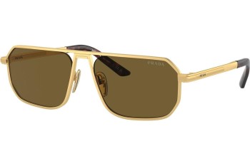 Zonnebril Prada PRA53S 1BK01T Vierkant Goud