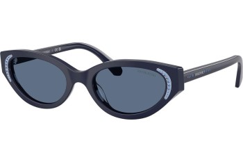 Ochelari de soare Swarovski SK6030 100455 Cat Eye Albaștri