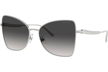 Слънчеви очила Jimmy Choo JC4010B 30028G Око на котка Сребърна