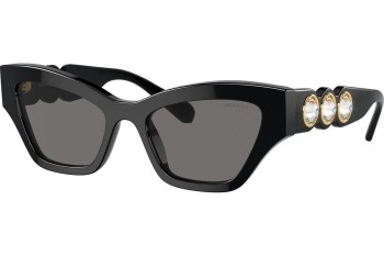 Zonnebril Swarovski SK6021 100181 Polarized Cat Eye Zwart