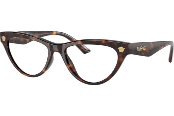 Brillen Versace VE3364U 108 Cat Eye Havana