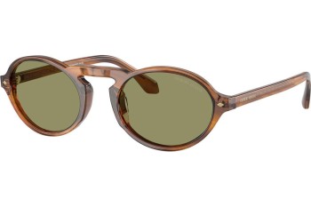 Okulary przeciwsłoneczne Giorgio Armani AR8219U 616314 Okrągłe Brązowe