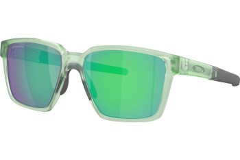 Okulary przeciwsłoneczne Oakley OO9430 943002 Kwadratowe Zielone