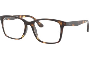 Okulary korekcyjne Ray-Ban RX7059D 5200 Kwadratowe Havana