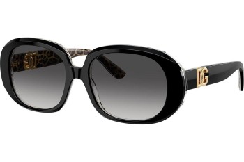 Okulary przeciwsłoneczne Dolce & Gabbana DG4476 32998G Kocie oczy Czarne