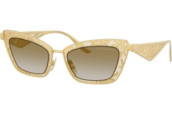 Okulary przeciwsłoneczne Dolce & Gabbana DG2311 12246E Kocie oczy Złote