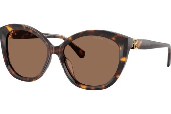 Okulary przeciwsłoneczne Ralph Lauren RL8225U 500373 Kocie oczy Havana