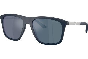 Zonnebril Emporio Armani EA4237F 618925 Vierkant Blauw