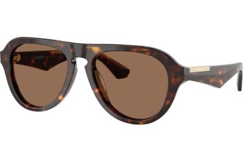 Okulary przeciwsłoneczne Burberry BE4437U 300273 Okrągłe Havana