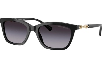 Okulary przeciwsłoneczne Emporio Armani EA4238F 50178G Kwadratowe Czarne