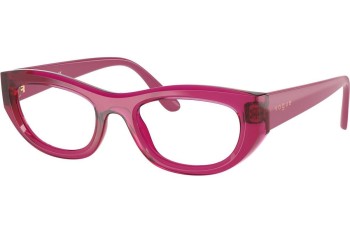 Okulary korekcyjne Vogue Eyewear VO5615 2987 Kocie oczy Różowe