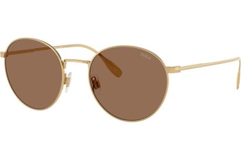 Ochelari de soare Polo Ralph Lauren PH3158 941173 Rotunzi Aurii