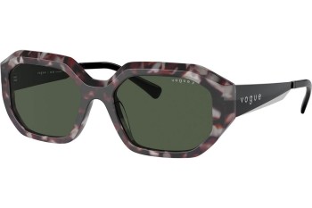 Okulary przeciwsłoneczne Vogue Eyewear VO5554S 31499A Polarized Prostokątne Havana