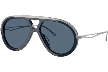 Okulary przeciwsłoneczne Emporio Armani EA4242U 621380 Pilotki (Aviator) Niebieskie