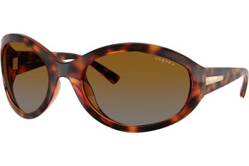 Слънчеви очила Vogue Eyewear VO5606S W656T5 Polarized Заоблени Хавана