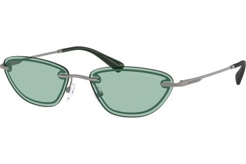 Okulary przeciwsłoneczne Emporio Armani EA2158 3003/2 Kocie oczy Szare