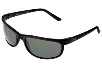 Solbriller Ray-Ban Predator 2 RB2027 W1847 Rektangulær Sort