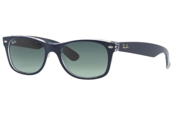 Okulary przeciwsłoneczne Ray-Ban New Wayfarer Color Mix RB2132 605371 Kwadratowe Niebieskie