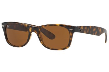 Zonnebril Ray-Ban New Wayfarer Classic RB2132 710 Vierkant Havana