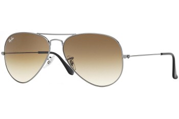 Okulary przeciwsłoneczne Ray-Ban Aviator Gradient RB3025 004/51 Pilotki (Aviator) Srebrne