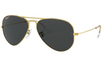 Okulary przeciwsłoneczne Ray-Ban Aviator RB3025 919648 Polarized Pilotki (Aviator) Złote