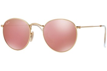 Слънчеви очила Ray-Ban Round Metal Flash Lenses RB3447 112/Z2 Заоблени Златна