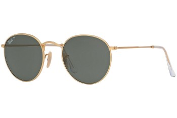 Слънчеви очила Ray-Ban Round Metal Metal RB3447 112/58 Polarized Заоблени Златна