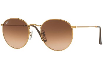 Okulary przeciwsłoneczne Ray-Ban Round Metal Metal RB3447 9001A5 Okrągłe Złote