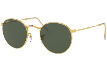 Okulary przeciwsłoneczne Ray-Ban Round Metal RB3447 919631 Okrągłe Złote