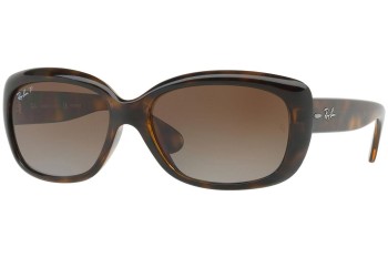 Okulary przeciwsłoneczne Ray-Ban Jackie Ohh RB4101 710/T5 Polarized Oversize Havana